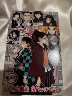 鬼滅の刃 22巻 特典 缶バッジセット