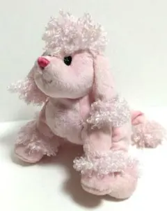 ドイリー❤️ぴんく♡ぷーどる ty BEANIE Pinkeys 犬 トイプードル ぬいぐるみ ピンク - メルカリ