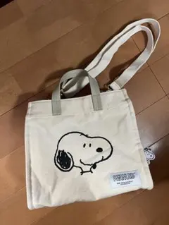 PEANUTS スヌーピー キャンバス 2WAY トートバッグのサムネイル