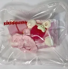 kikisquishy スクイーズ ピンク ケーキ　いちご　 Mサイズ