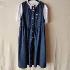 Buddy Lee ジャンバースカート+Tシャツ M デニム