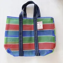 【台湾】金獅牌 茄芷袋 漁師網バッグ 1号 レトロ カラフル おまけ付♡