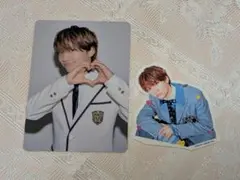 なにわ男子 藤原丈一郎 HARDWORK 特典 制服 トレカ シール