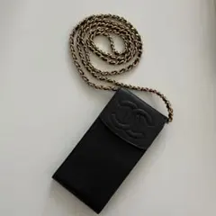 CHANEL シャネル　ヴィンテージ　ポシェット　フォンケース　ココマーク