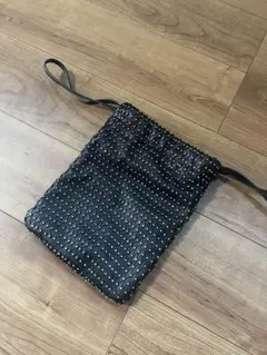 【SALE】ZARA キラキラバッグ　フェイクレザーバッグ