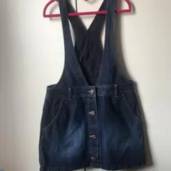 デニム サロペット ジャンパースカート　GU