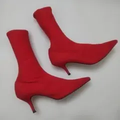 L*e様 約24.5cm サイズ39 zara woman ブーツ ストレッチ生のサムネイル