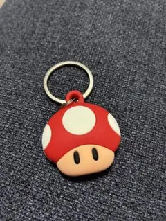 airtag用アクセサリー　きのこ