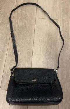 Kate Spade ブラックショルダーバッグ
