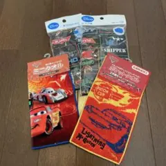 カーズ ミニタオルセット　プレーンズ　ランチ巾着　バブラシホルダー付きコップ袋