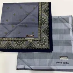 新品 男性向け ブランドハンカチ ２枚