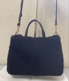 《ラシット》 トートバッグ ショルダーバッグ 2wayバッグ ボア エコファー