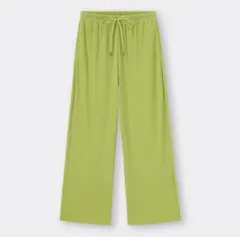 Lサイズ　GU ドローストリングイージーワイドパンツ