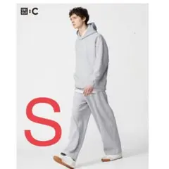 UNIQLO:C ユニクロシー スウェットワイドパンツ Sサイズ　グレー