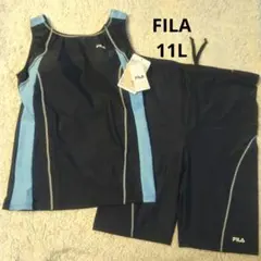 新品♡FILA フィラ セパレートフィットネス水着 スポーツ用 NV 11号のサムネイル