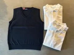 familiar 90cm ポロシャツ・ショートパンツ・ベストセット お受験 