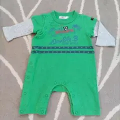 【ミキハウス】ダブルビー　ロンパース70cm