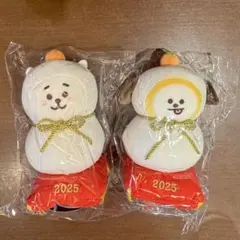 bt21 RJ CHIMMY BTS 鏡餅　鏡もち　ぬいぐるみ お正月