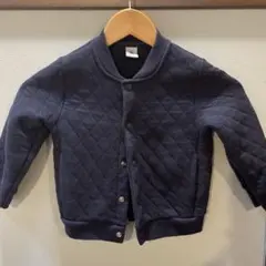 PETIT BATEAU ネイビー キルティングジャケット 95cm