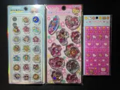 【正規品】　ウォーターインシール　キラコロ　タイル　日焼けキティ　3点セット