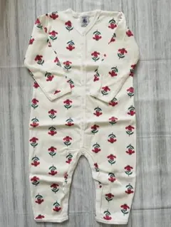 PETIT BATEAU 足なしロンパース　花柄