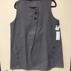 美品　グレー　ベスト