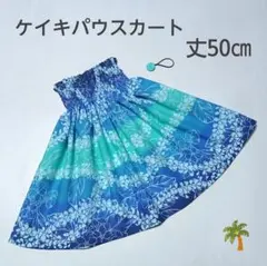 ⭕50㎝　新品　子供ケイキパウスカート　フラダンス　プルメリア　ブルー