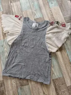 goto Hollywoodワッペン付き異素材切り替えTシャツのサムネイル