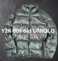 y2k 00s XL oldUNIQLO プレミアムダウン ダークブラウン