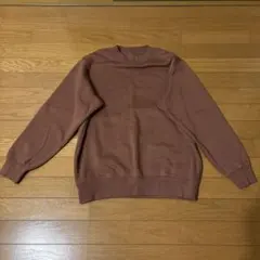 無印良品　スウェットシャツ　ブラウン　M