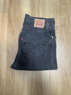 Levi's 501ブラック ストレートデニム