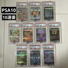 ポケモンカード イーブイ進化系 PSA10 10枚セット 10連番 - メルカリ