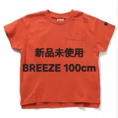《新品未使用》BREEZE 半袖 Tシャツ 100cm オレンジのサムネイル