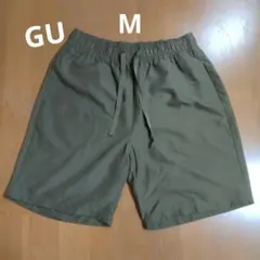 GU Mサイズ カーキ ハーフパンツ