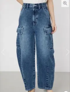 ロデオクラウンズ カーゴ　カーブ　デニム