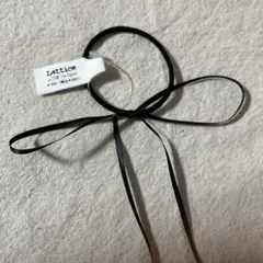 黒リボン ヘアゴム 3本まとめ売り