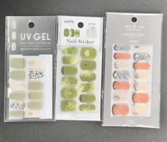 ネイルシールセット UV GEL・amifa・and us 3つセット新品未使用のサムネイル