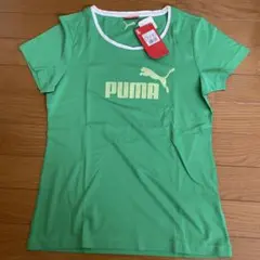 新品　PUMA レディースＴシャツM⭐︎緑色