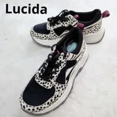 【美品】Lucida ルシーダ アニマル柄 厚底スニーカー ボリュームソールのサムネイル