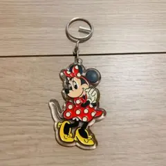 【レトロ】東京ディズニーランド　アクリルキーホルダー　ミニーマウス