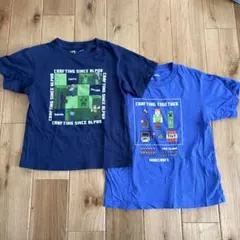 ユニクロ Minecraft Tシャツ 2枚セット マイクラ