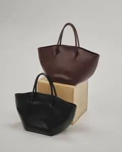 トゥデイフル Ecoleather Round Bag blackのサムネイル