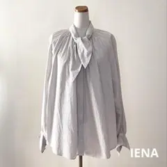 IENA イエナ⭐︎ブラウス ボウタイ ストライプ ギャザー