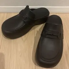 GU×rokh ローファーグロッグサンダルby rokh ブラック　24㎝のサムネイル