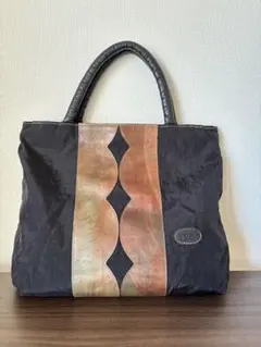 IBIZA 黒ナイロン　トートバッグ 内ポケット汚れあり