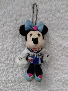 昭和レトロ★ミニーマウス　　ぬいぐるみキーホルダー