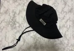 【新品、未使用】折りたたみ　サファリハット　帽子　黒　男女兼用　UVカット　速乾