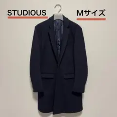 STUDIOUS ネイビー チェスターコート Mサイズ