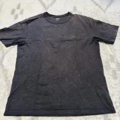 メンズ　Tシャツ　トップス　半袖　ユニクロ　XL ブラック　黒　大きめ　シンプル