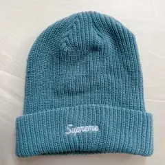 Supreme シュプリーム ニット帽 青